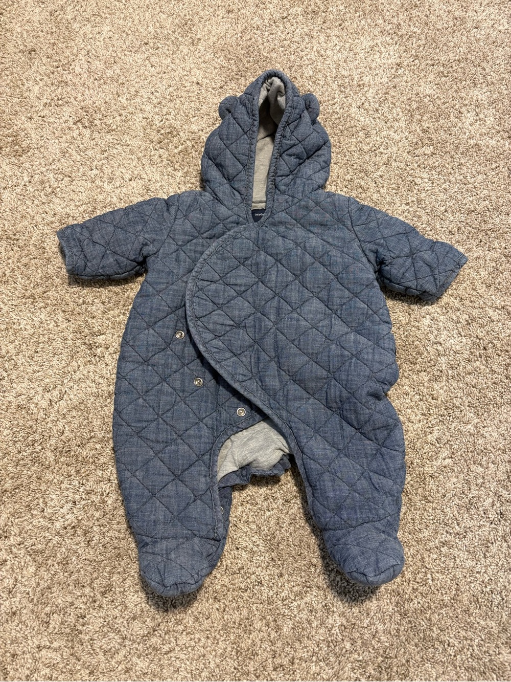 BabyGap Quilted Denim Bunting 0-3 Months